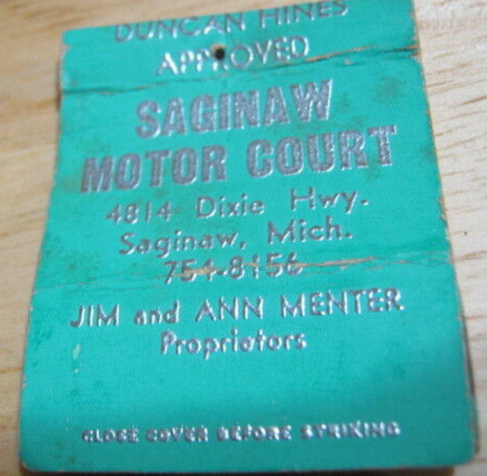 Saginaw Motor Court - Matchbook (newer photo)